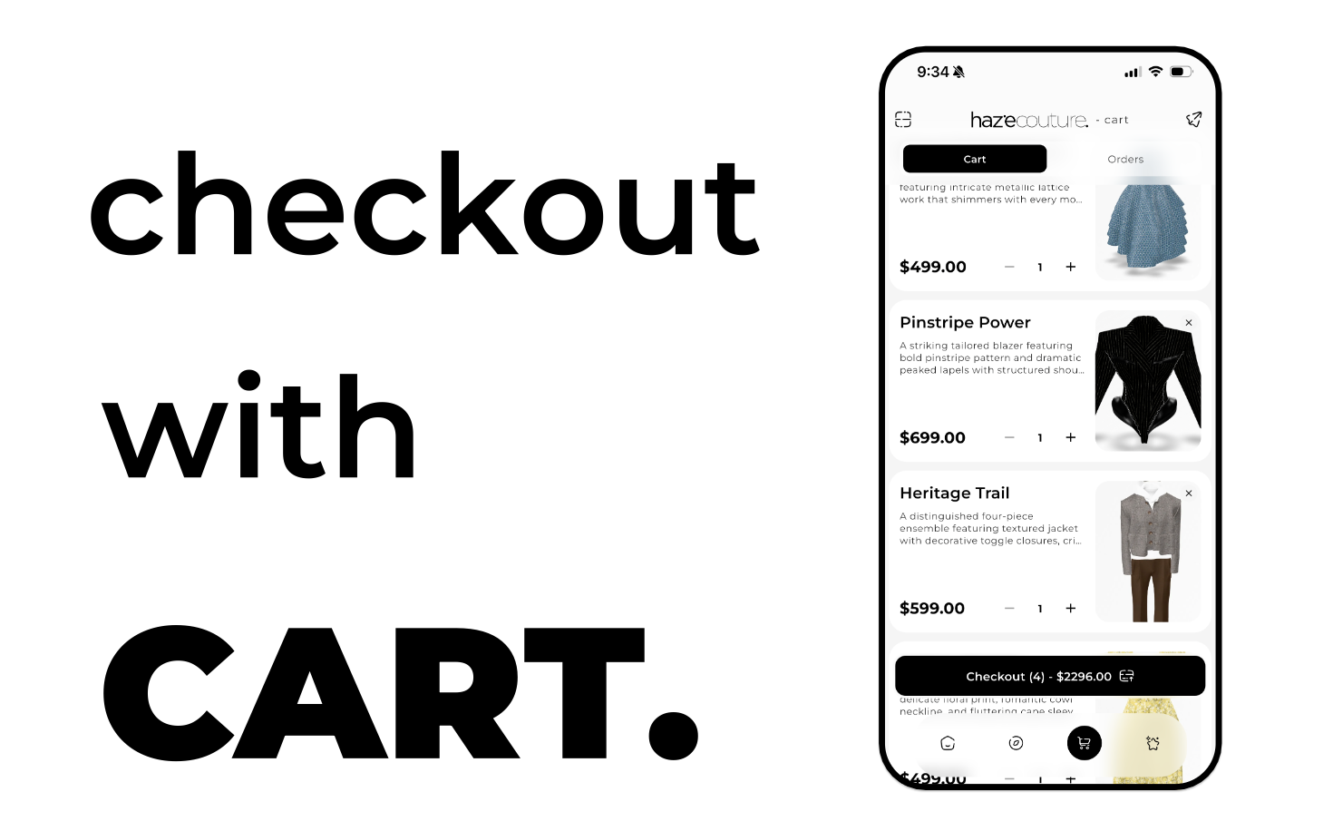 How to manage your Cart